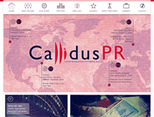 Tablet Screenshot of calliduspr.com